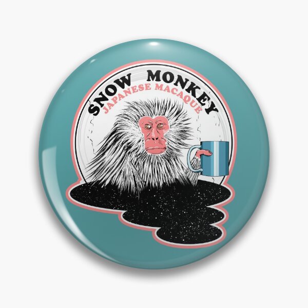 Item preview, Japanese Macaque Snow Monkey designed and sold by piedaydesigns.