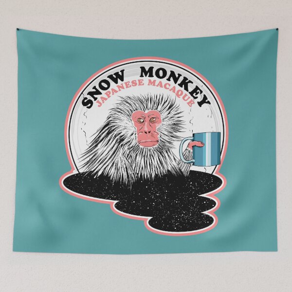 Item preview, Japanese Macaque Snow Monkey designed and sold by piedaydesigns.