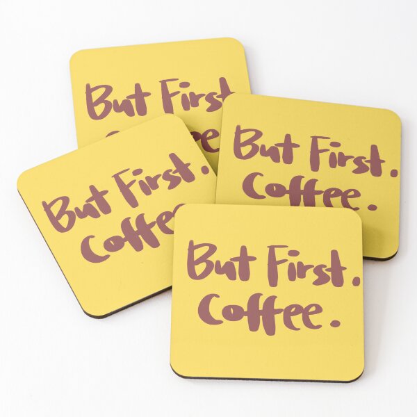 Item preview, But first, COFFEE designed and sold by daphnejourney.