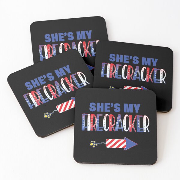 Item preview, She's my Firecracker 4th of July Couple Matching designed and sold by Nzgiftsandmore.