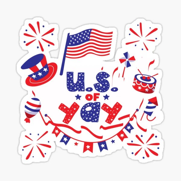 50 Patriotic 4th Of July Stickers - American Flag Designs For Water Bottles & Laptops