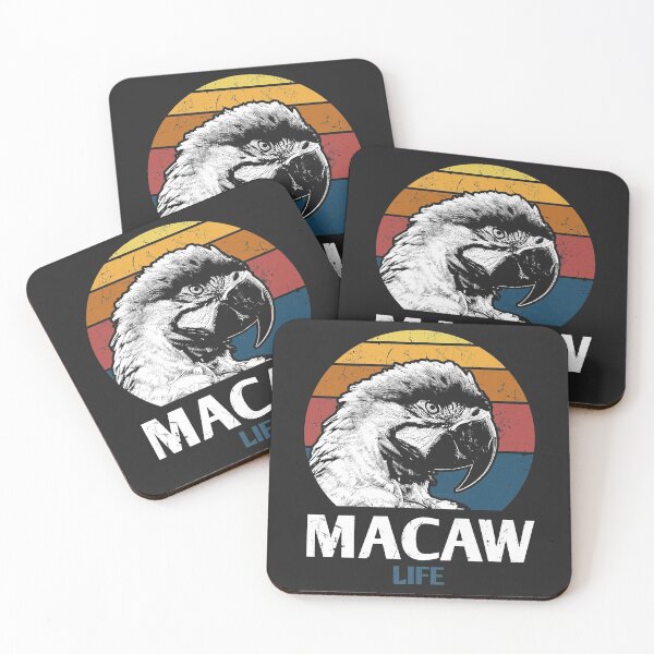 Item preview, Retro Vintage Macaw Parrot Life designed and sold by Alienphysique.