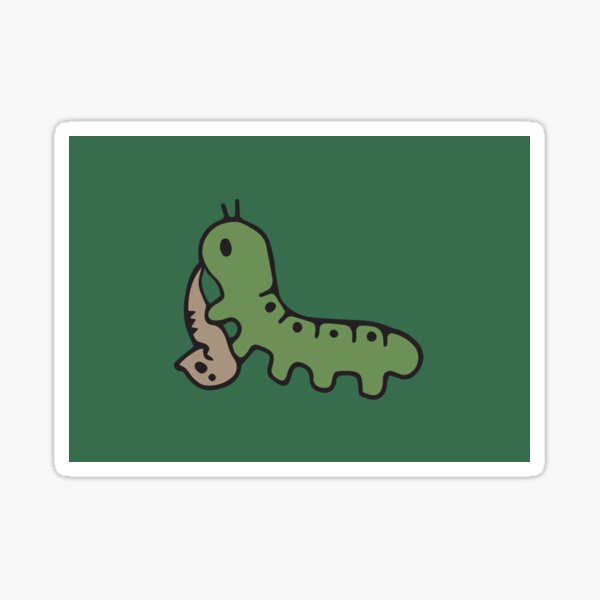 "caterpillar playing the sax" Sticker by tarynsmiiithh Redbubble