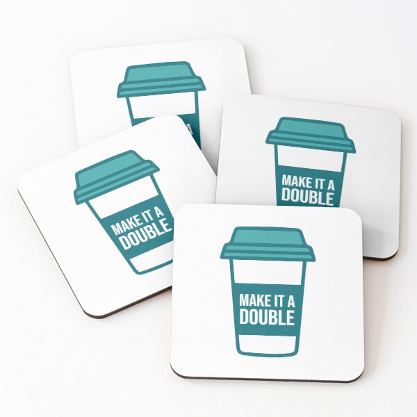 Item preview, Make it a double! - Grad School Humor - Teal designed and sold by DianaHumble.