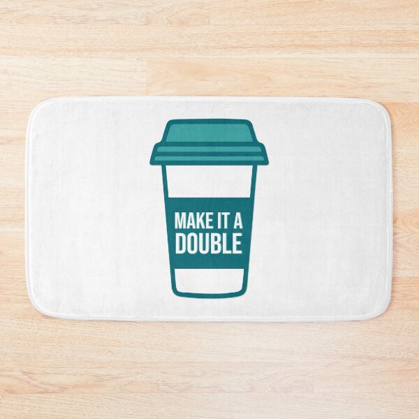 Item preview, Make it a double! - Grad School Humor - Teal designed and sold by DianaHumble.