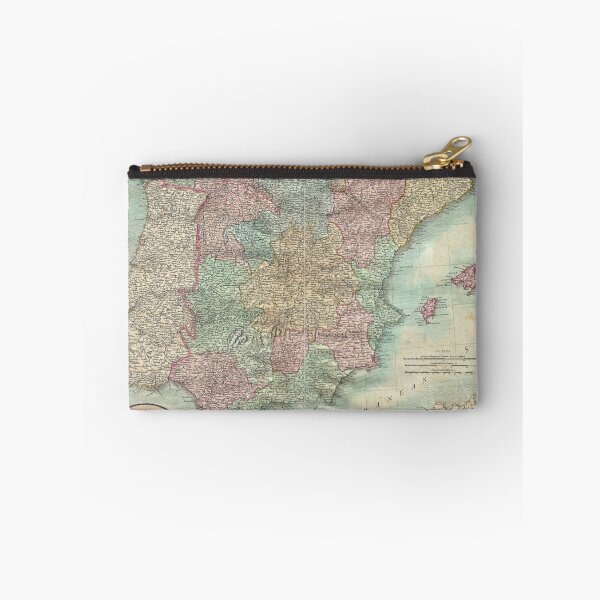Item preview, Vintage Map of Spain and Portugal (1801) designed and sold by BravuraMedia.