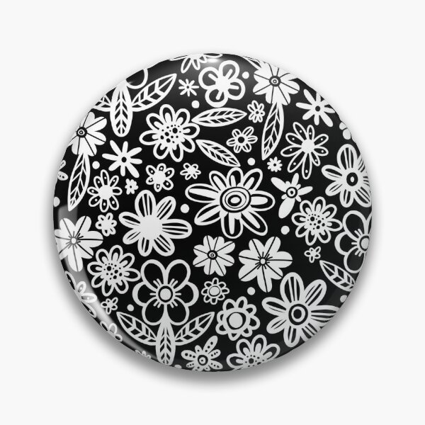 Item preview, Little Daisy Vibes - Black and White designed and sold by Squarebird.
