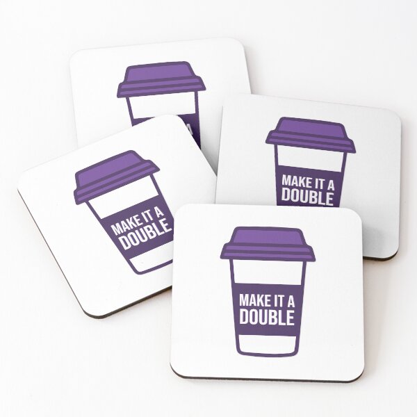 Item preview, Make it a double! - Grad School Humor - Purple designed and sold by DianaHumble.