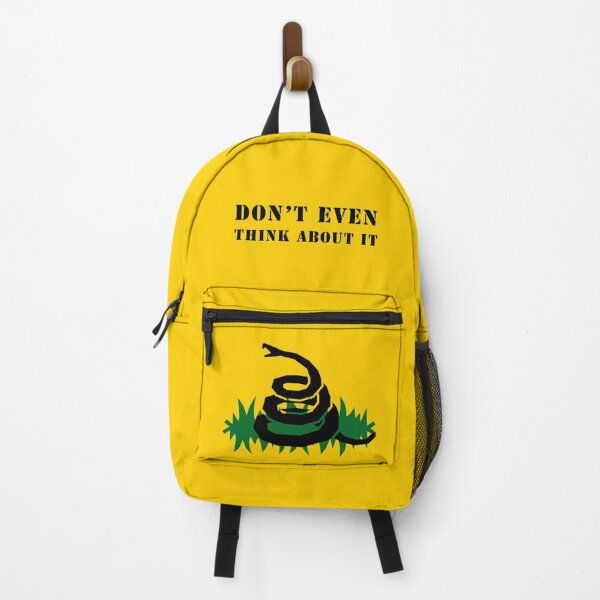 Item preview, Don’t Even Think About It (Gadsden flag redux) designed and sold by RenaissanceFan.