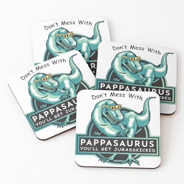 Item preview, Don't Mess With Papasaurus You'll Get Jurasskicked Funny Family Quote Gift For Daddy Duvet Cover designed and sold by zacben.