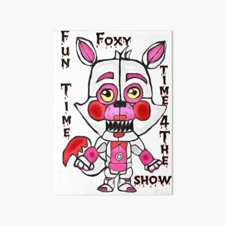 FNAF Funtime Chica 5x7in Art Print 