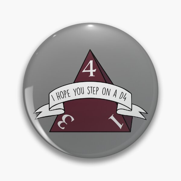 Item preview, I hope you step on a D4 - Dungeons and Dragons Humor designed and sold by DianaHumble.