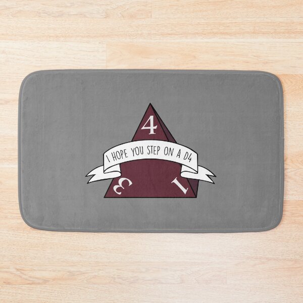 Item preview, I hope you step on a D4 - Dungeons and Dragons Humor designed and sold by DianaHumble.