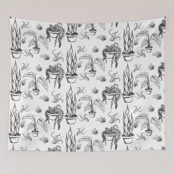 Item preview, Plants- b&w designed and sold by Slupo2017.