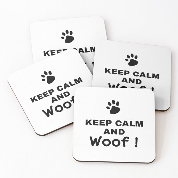 Item preview, Keep Calm and Woof designed and sold by KrishnaJN92.