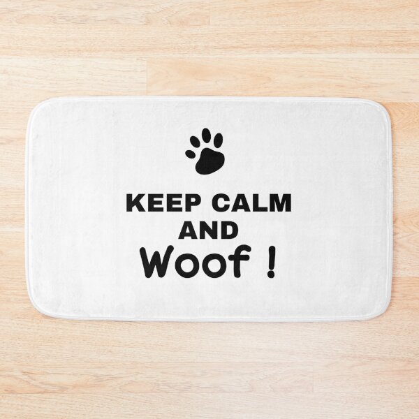 Item preview, Keep Calm and Woof designed and sold by KrishnaJN92.