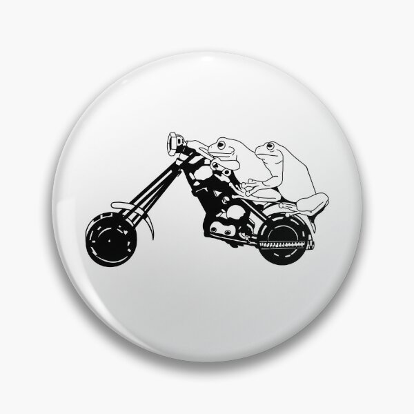 Item preview, Hardcore motorcycle frogs designed and sold by Katonion.