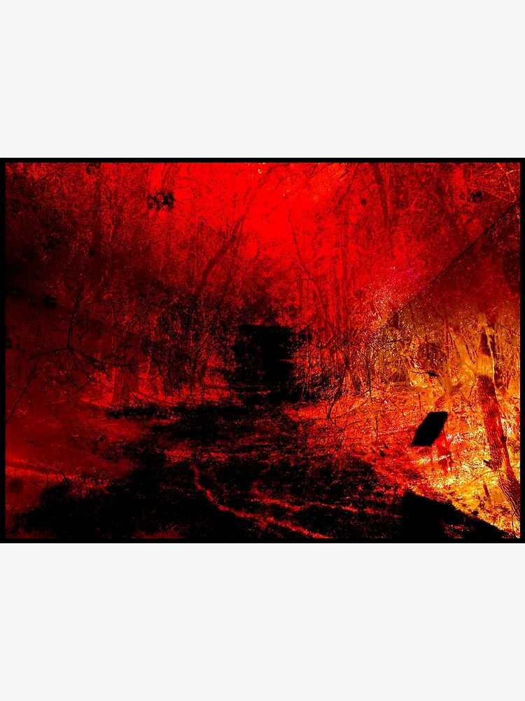 the-dark-path-art-print-by-goldencar-redbubble