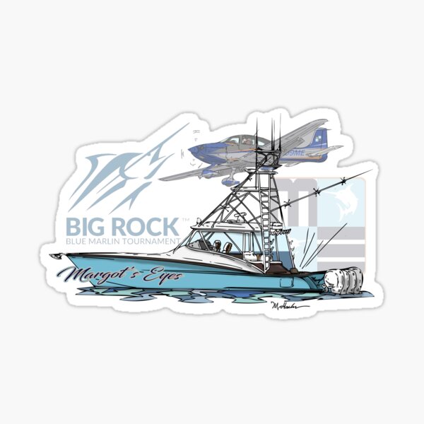 Sport Fishing Boat Decal/Sticker [STK1207] - $6.99 : Almost Alive Lures,  The best there ever was.