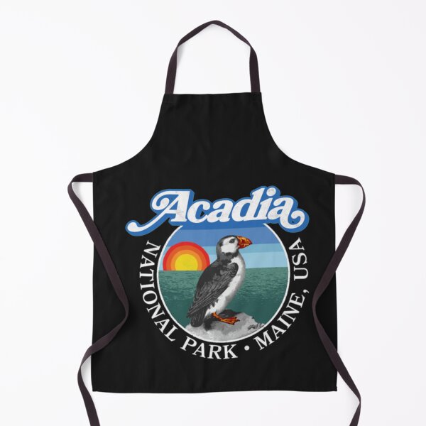 Item preview, Acadia National Park Puffin Vintage Maine Shirt designed and sold by Clavitaps.