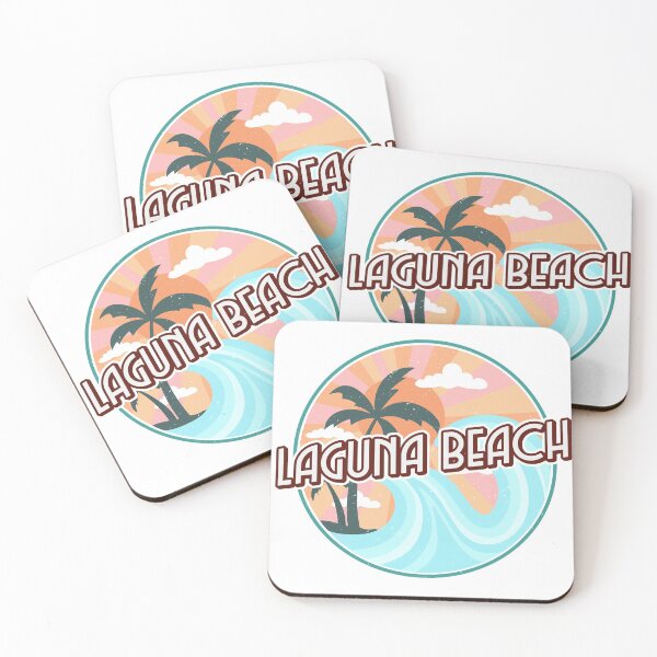 Item preview, Retro Laguna Beach California Ocean Waves designed and sold by Samsdesignshop.