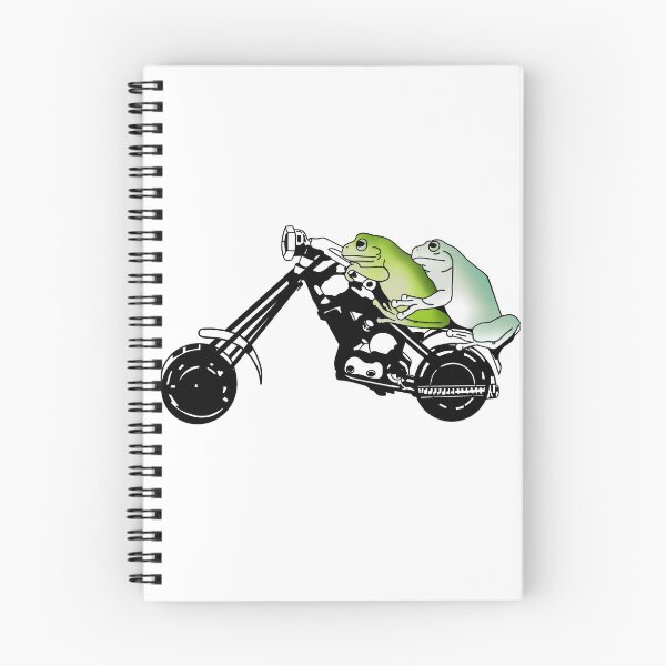 Item preview, Colorful Hardcore motorcycle frogs designed and sold by Katonion.