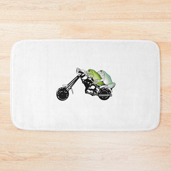 Item preview, Colorful Hardcore motorcycle frogs designed and sold by Katonion.