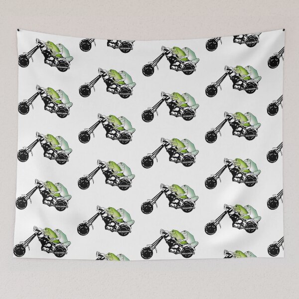 Item preview, Colorful Hardcore motorcycle frogs designed and sold by Katonion.