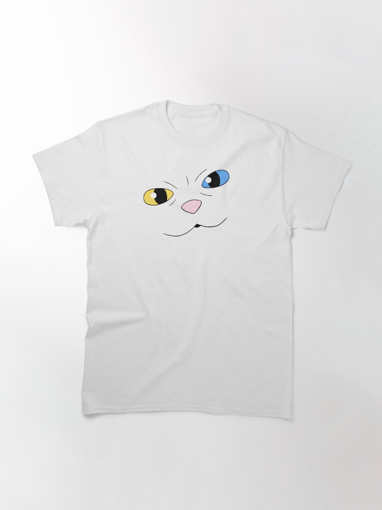 Thumbnail 3 of 7, Classic T-Shirt, Odd-Eyed Cat designed and sold by captainscifiart.