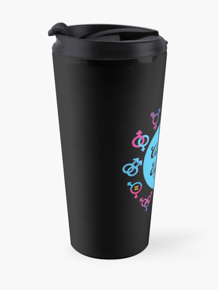 Alternate view of Cleaning Equality Gender Inclusive Housekeeping Pride Travel Mug