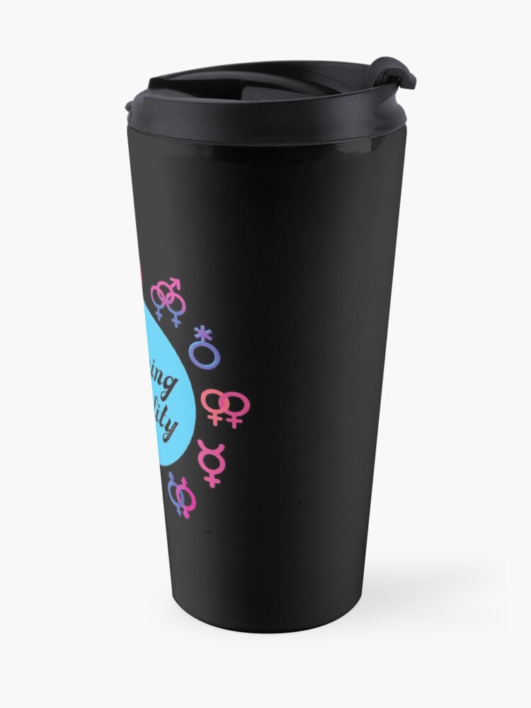 Alternate view of Cleaning Equality Gender Inclusive Housekeeping Pride Travel Mug