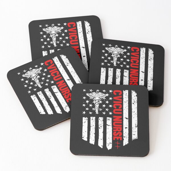 Item preview, Cvicu Nurse American Flag Patriotic RN Registered Nurse Gift T-Shirt designed and sold by Expand-colombus.