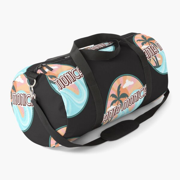 Artikelvorschau, Retro Santa Monica Beach Kalifornien Ozeanwellen entworfen und verkauft von Samsdesignshop.