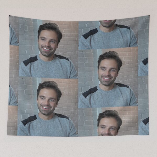 Item preview, Sebastian Stan Cute Smile Merch designed and sold by Brooktp.