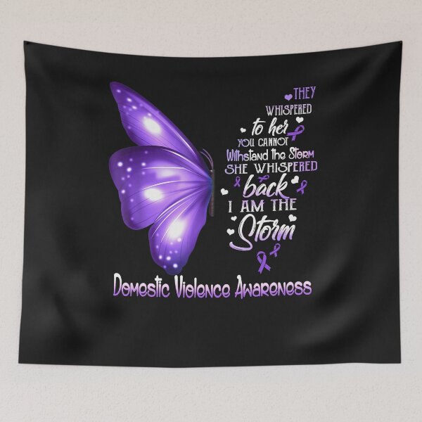 Item preview, I am the storm Domestic Violence Awareness Butterfly T-Shirt designed and sold by Expand-colombus.