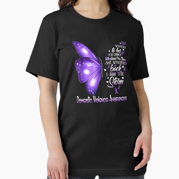 Item preview, I am the storm Domestic Violence Awareness Butterfly T-Shirt  designed and sold by Expand-colombus.