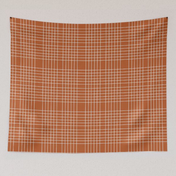 Item preview, Square motif orange and white designed and sold by sarashzt.