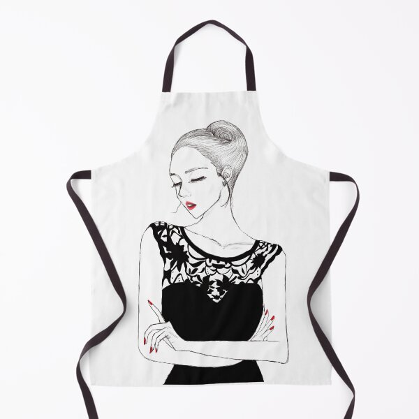 Item preview, woman in black dress designed and sold by s-nana.