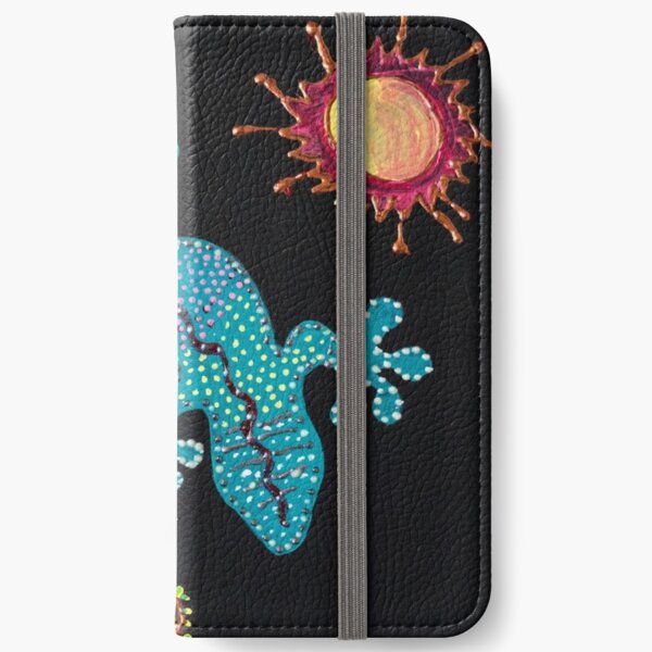 Redreaming Gecko under the Willow iPhone Wallet