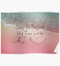before its too late 1 meaning to before it's too late lyrics by goo goo dolls: i wonder through fiction to look for the truth / buried beneath all the lies. before its too late 1 meaning to before it's too late lyrics by goo goo dolls: i wonder through fiction to look for the truth / buried beneath all the lies.