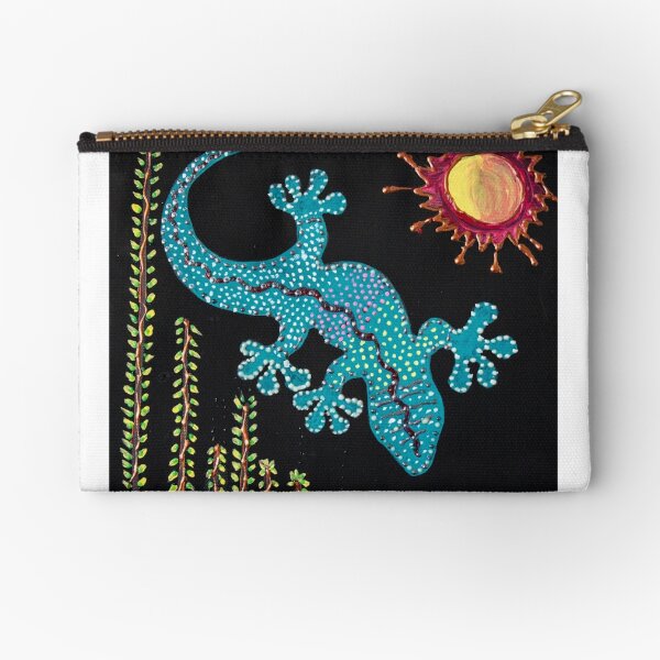 Redreaming Gecko under the Willow Zipper Pouch