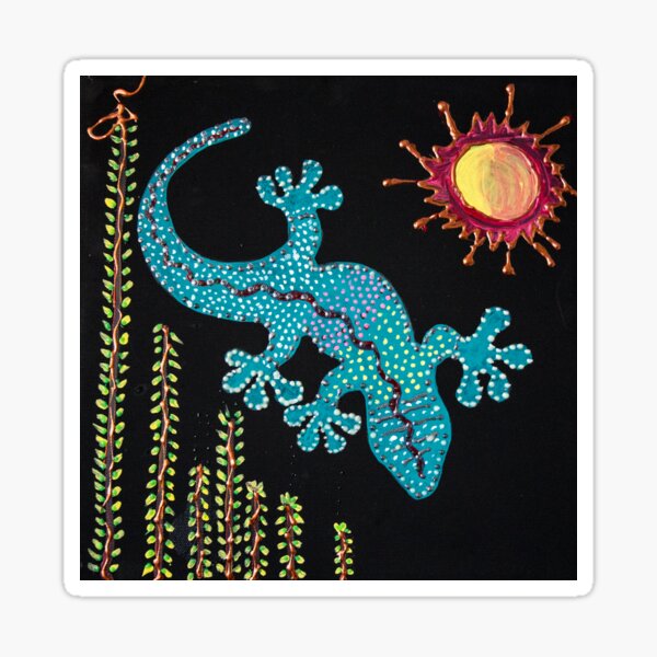 Redreaming Gecko under the Willow Sticker