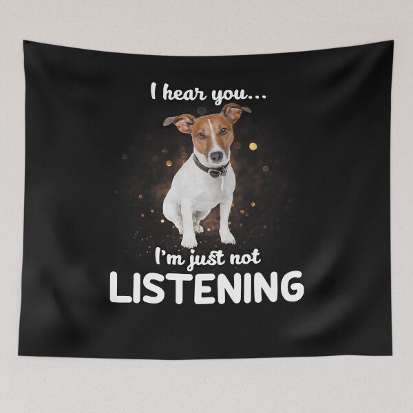Artikelvorschau, Jack Russell Terrier I Hear You Not Listening Dog Gift T-Shirt entworfen und verkauft von Expand-colombus.