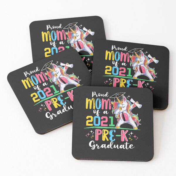 Item preview, Proud Mom Of A 2021 Pre-K Graduate Unicorn Grad Senior T-Shirt designed and sold by Expand-colombus.
