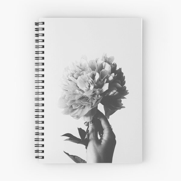 Item preview, Black and white flower print designed and sold by Anamika Mehta.