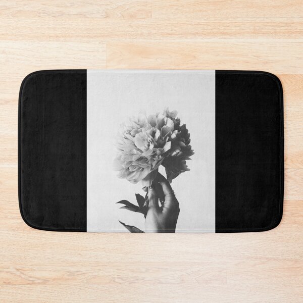Item preview, Black and white flower print designed and sold by Anamika Mehta.
