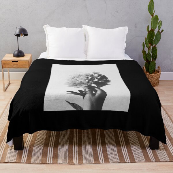 Item preview, Black and white flower print designed and sold by Anamika Mehta.