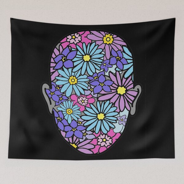 Item preview, Plant Lover, Floral Print, Head Silohette designed and sold by 10pmCreations.