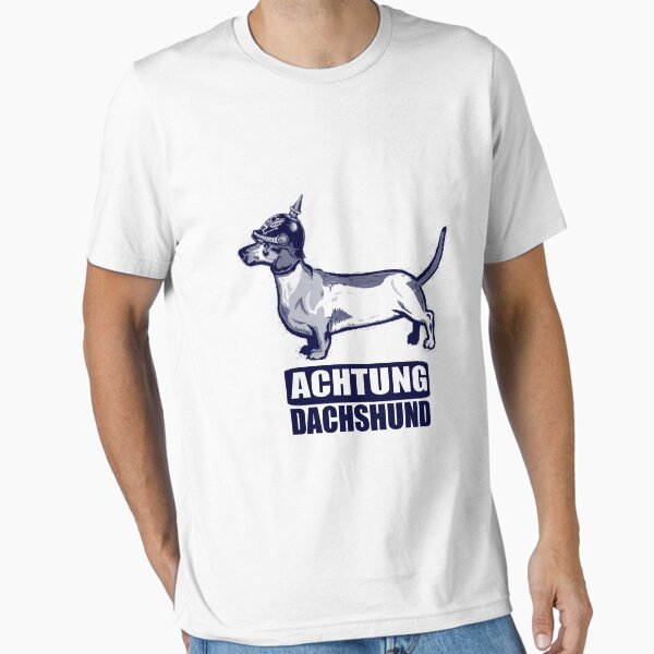 Item preview, Achtung Dachshund blue designed and sold by Armchair.
