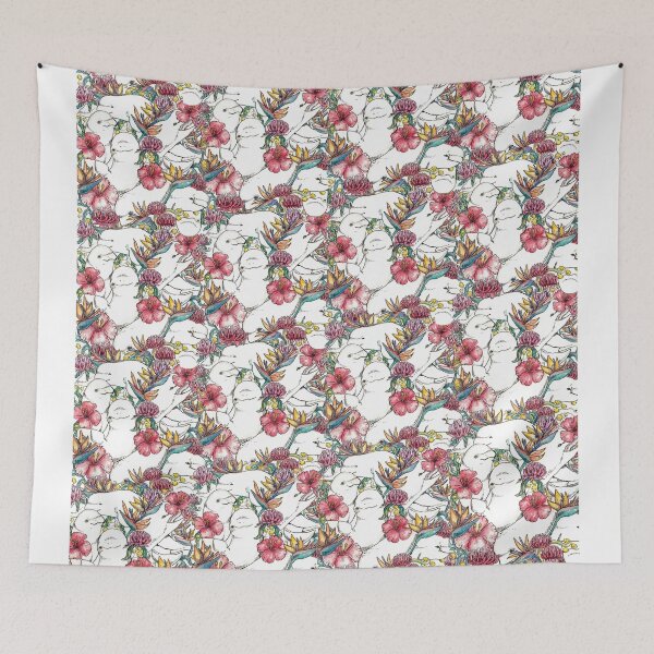 Item preview, Belugas in Bloom designed and sold by antipode-artist.